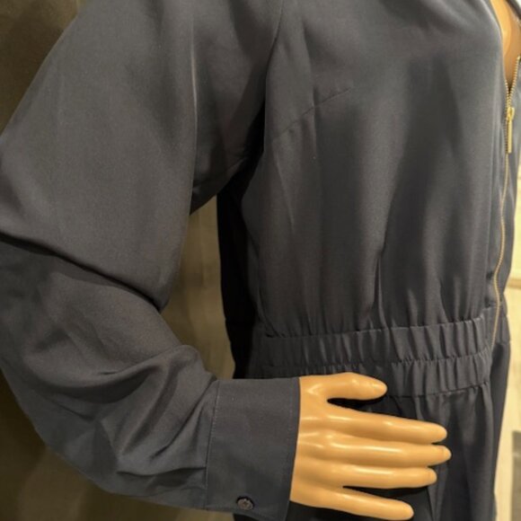 Michael Kors Navy Zip Front Blouse Jacket – Size XL - Picture 5 of 9